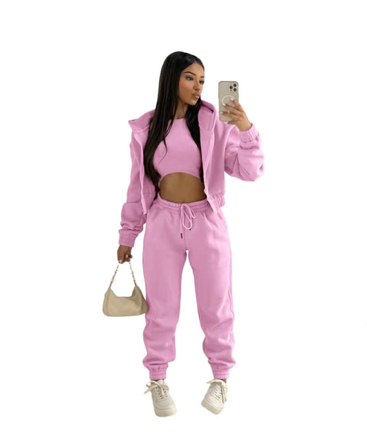 LOUNGING AROUND 3 PIECE SET(PINK)