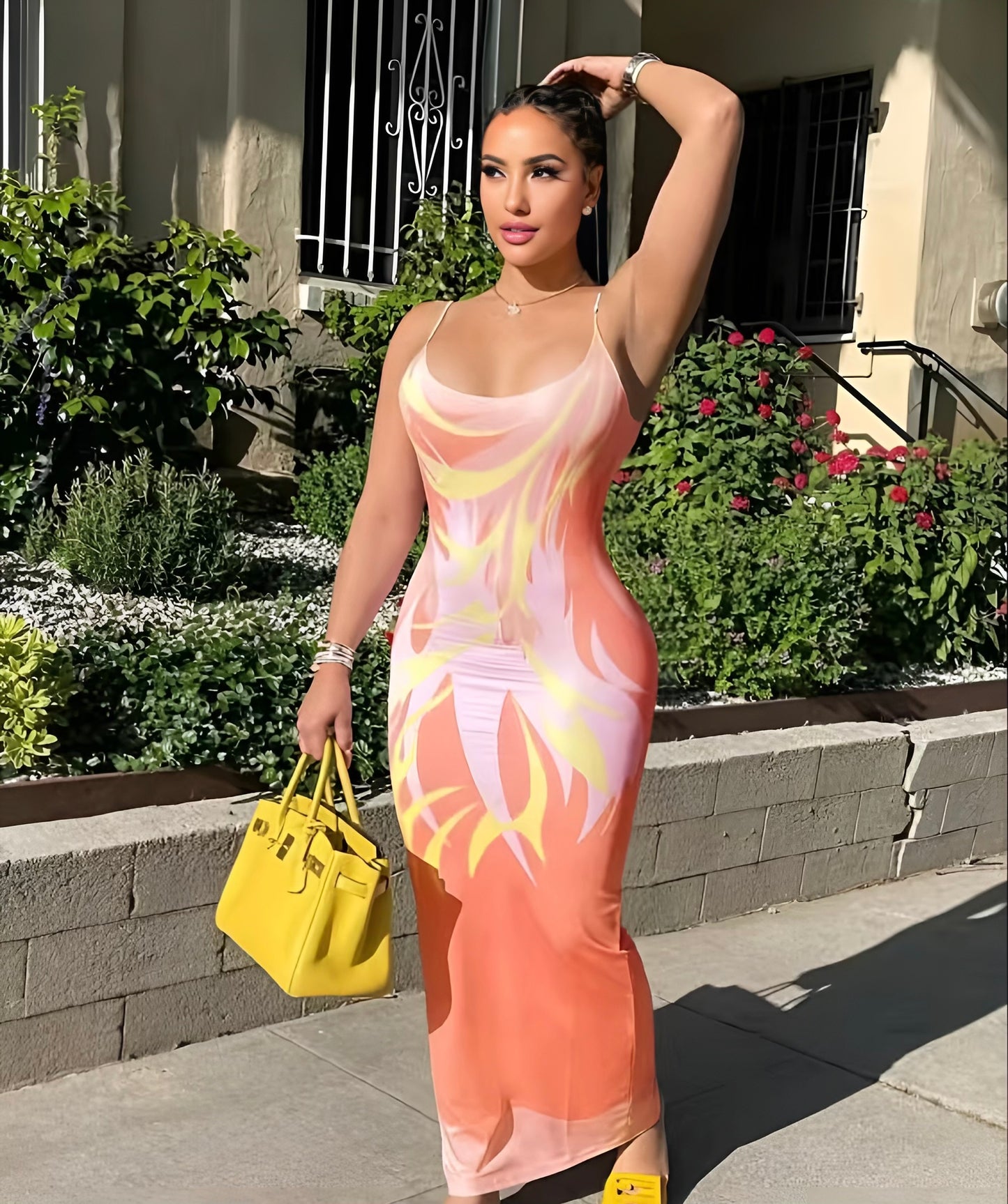 GEORGIA PEACH DRESS