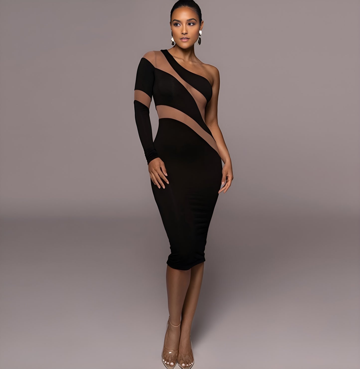 ELEGANCE DRESS-BLACK